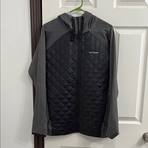 Columbia Black and Gray Quilted Jacket
